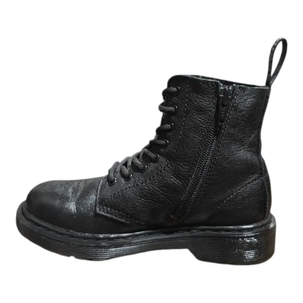 DR. MARTENS 1460 Pascal Junior Leather Combat Boot Size 1